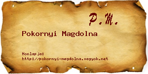 Pokornyi Magdolna névjegykártya